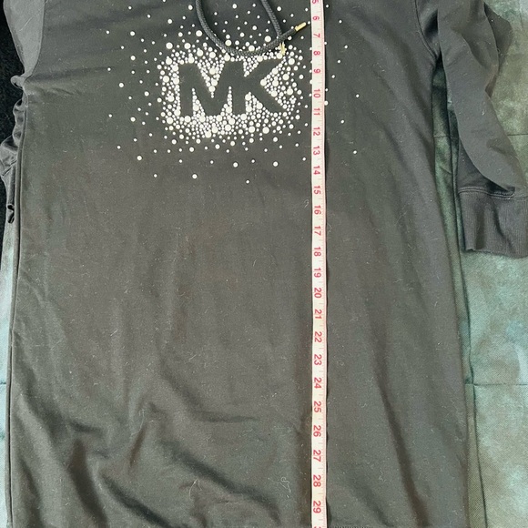 🔥Michael Kors Black Hoodie Dress with Studded Logo🔥 - Picture 3 of 5